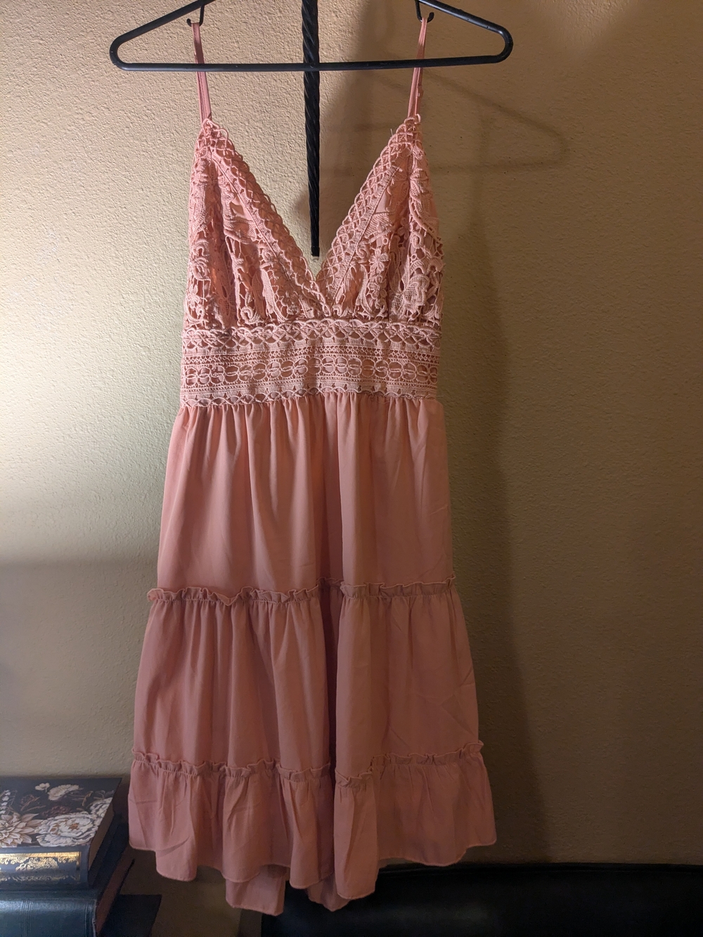 ECOWISH Pink Satin-Lined Dress Size Medium. NWT